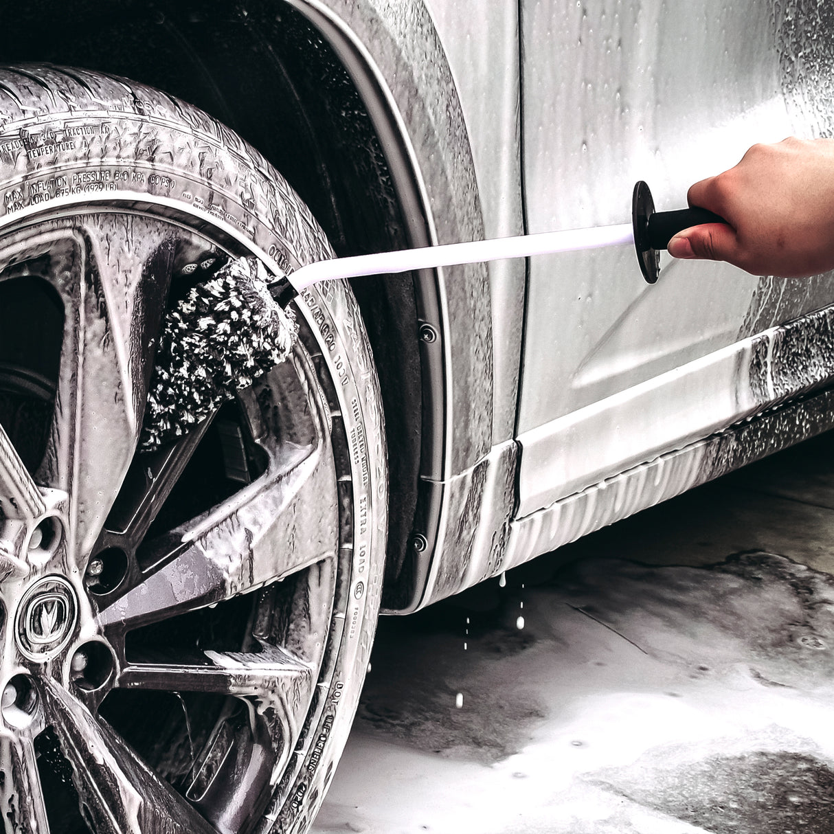 Maxshine 45 Grad Mikrofaser-Felgenbürste