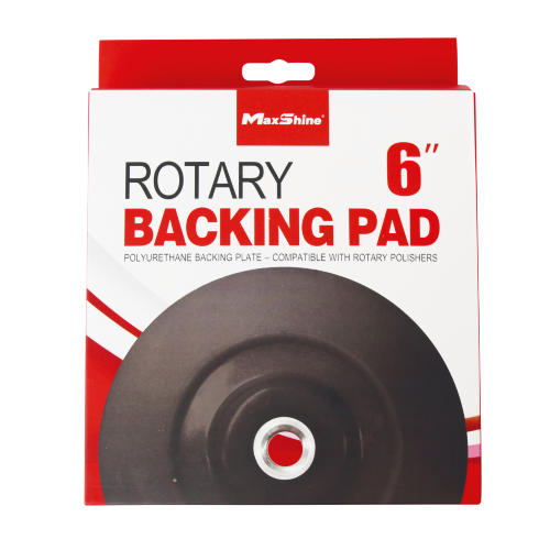 Maxshine Rückenscheibe mit Klettverschluss 150 mm (schwarz)